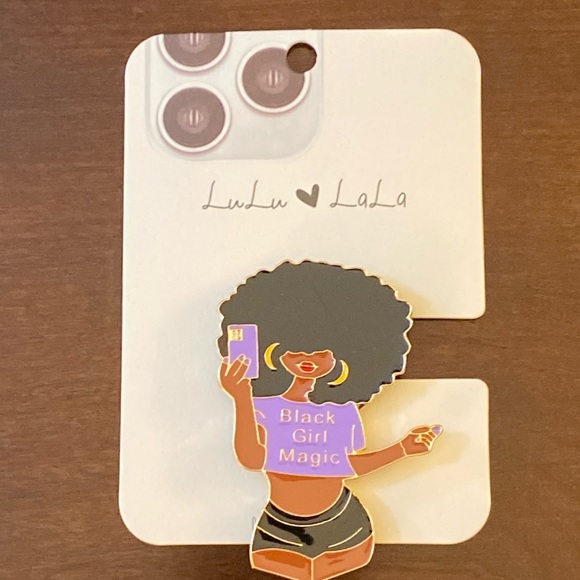 Black Girl Magic Cellphone Grip - Picture 2 of 5